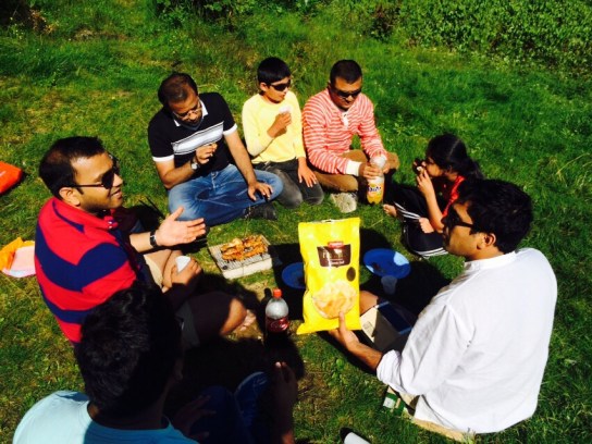 Grill party on 1Aug15